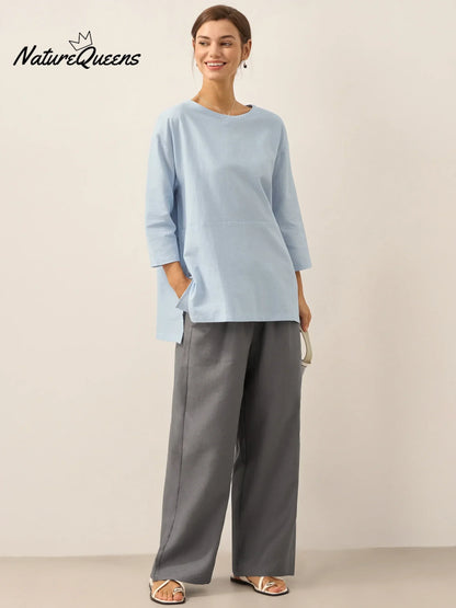 100% Linen Classic Pants LYON